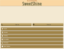 Tablet Screenshot of bloomerysweetshine.com